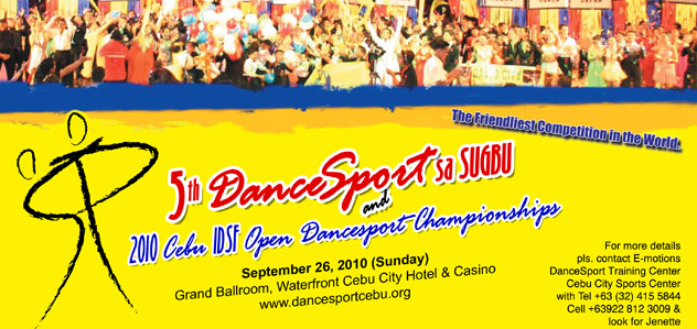 5th Dancesport Sa Sugbu & 2010 Cebu IDSF Open Dancesport Championships