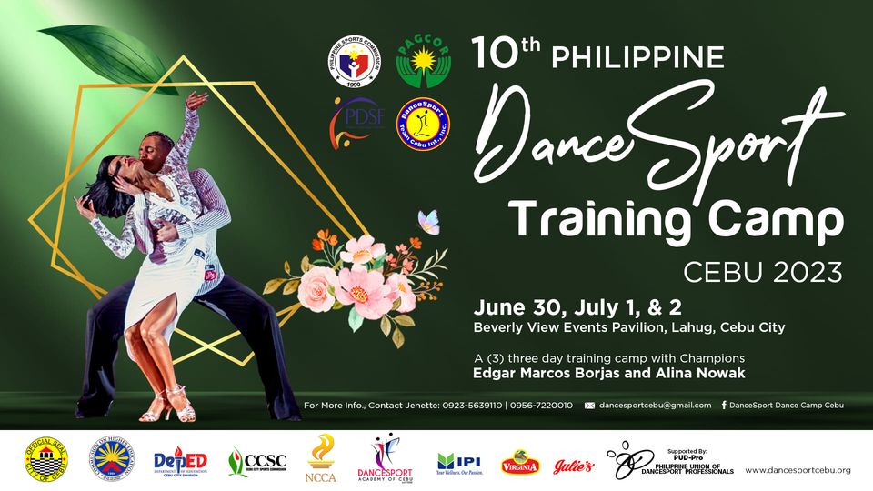 10th DanceSport Training Camp Cebu 2023 Poster