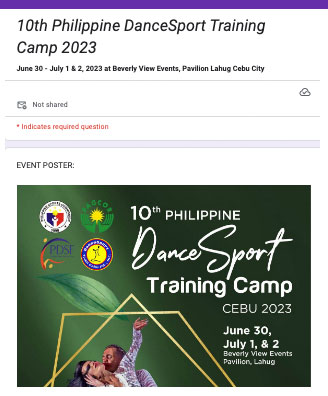 Image of 10th Philippine DanceSport Training Camp
