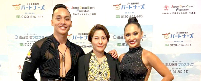 Wilbert and Pearl placed 6th place in the Asian World DanceSport Festival 2023 in Osaka, Japan